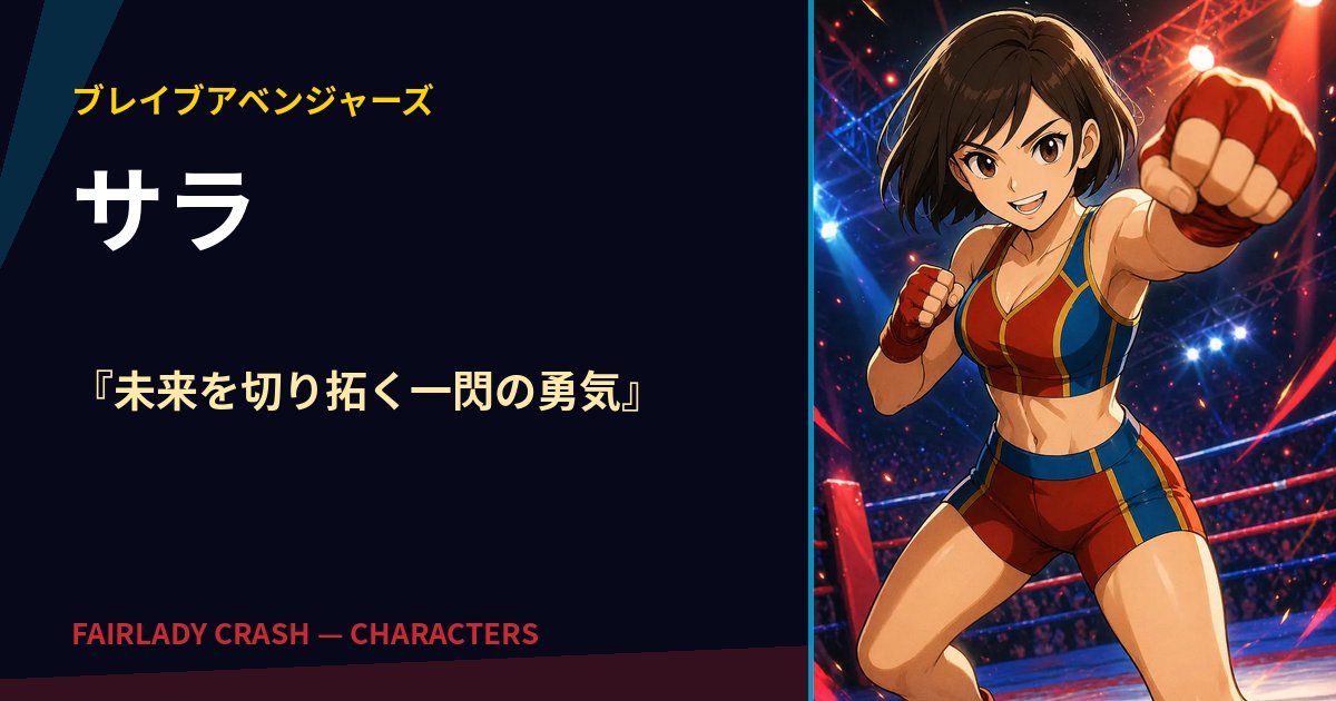 サラちゃん サラ | Fairlady Crash キャラクター図鑑